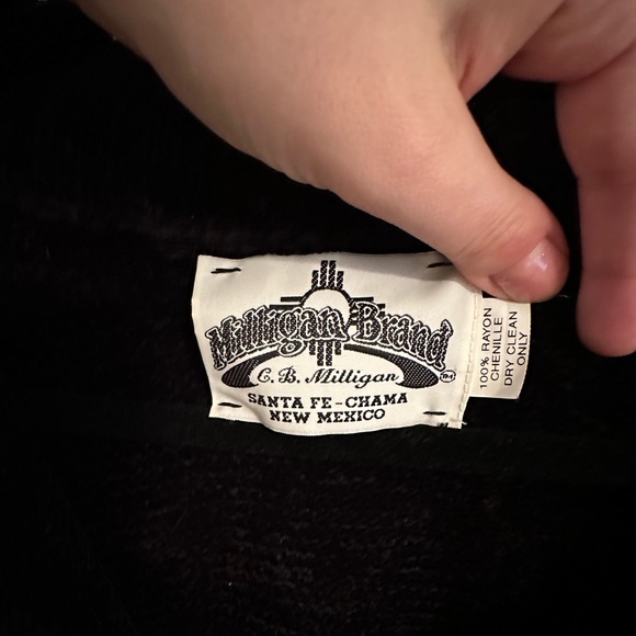 Chenille Cardigan Silver Button Details Santa Fe - Picture 6 of 8